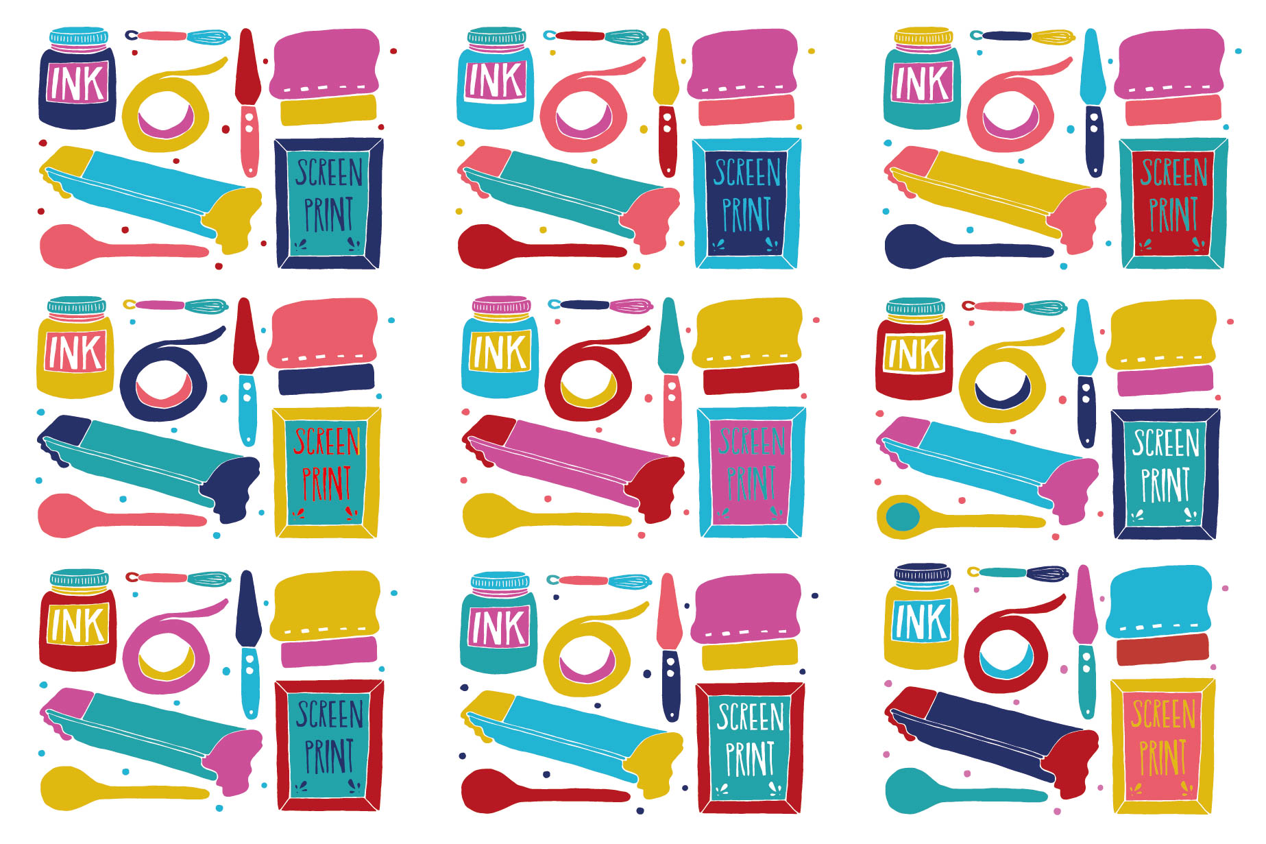 using to many colors in colorpalette went wrong- monday mishaps